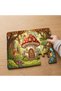 Mushroom House Design 24 Piece Wooden Children's Puzzle in the Forest