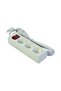 Electrical extension cord 3 Schuko sockets with switch