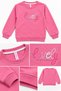 Girl's Sweatshirt Lovely Printed Crew Neck 100% Cotton - 3