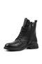 Mosal Bound Boots Genuine Leather Women's Boots Black Skin - 6