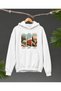 Palestine Themed Hoodie Unisex Oversize Olive Tree and Watermelon Printed Hooded Sweatshirt - 2