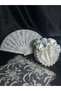 Exclusive Premium Vintage Bridal Bag with Stones and Pearls Bridal Fan and Bridal Handkerchief