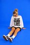 I Say Astaghfirullah Printed Long Sleeve Loose Tshirt - 3