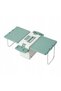 Camping Folding Table Box Multifunctional Organizer Sturdy Comfortable Green - 5