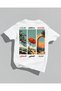 Palestine Themed T-Shirt Unisex Oversize Olive Tree Watermelon and Jerusalem Printed Cotton T-Shirt
