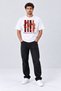 Palestinian Themed Printed Oversize T-Shirt Unisex Palestinian Culture and Pomegranate Patterned - 3