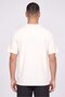 Men Relaxed Fit Crew Neck Short Sleeve Outdoor T-Shirt, Ivory - 4