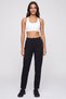 Women Regular Fit Brand Logo Outdoor Sweatpants, Black - 2