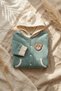 Milo Teddy Embroidered Hooded Baby Romper - 100% Cotton Soft Texture, Pastel Unisex Baby Jumpsuit - 6
