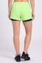 Women 2 Pieces Regular Fit 2 IN 1 Training Shorts, Lime Green - 4