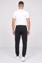 Men Regular Fit Training Track Pants, Black - 4