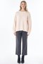 Zero Collar Knitwear Sweater Powder - 3