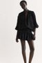 Embroidered mini skirt