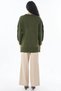 Embroidery Appliqued Knitwear Tunic Green - 5