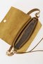 Square Textured Suede Bag in Oil Green - 6
