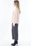 Zero Collar Knitwear Sweater Powder - 4
