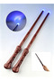 2PCS Light Up Magic Wizard Wand with Sound Effect, Illuminating Toy Wand for Kids, Party Costume Cosplay Accessory Halloween Favors (Brown)