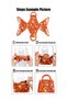 10pcs Halloween Bags with Handle Festival Felt Handbags for Snacks Goodie Reusable for Festival Party Birthday Favors Storage Bag Halloween - 5