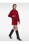 Shirt Collar Pocketed Buttoned Wool Blend Cropped Cashmere Jacket - 3