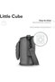 Little Cube Stroller Bag, Grey - 5
