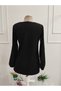Women's Long Sleeve Crew Neck Janjan Crepe Blouse - 7