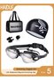 HD Swimming Goggles Set with Waterproof Bag and Swimming Cap