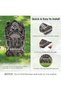 Foam RIP Graveyard Tombstones 6 Pack Headstone Yard Signs Garden Decorations for Party Haunted House Outdoor Lawn Halloween - 3