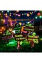 6 Pieces Halloween Tombstones Decorations and 12 Plastic Stakes Halloween Fluorescent Effect Tombstone Halloween Outdoor Decorations for Yard Garden Halloween Decoration - 7