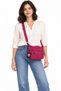 Women's Burgundy Multi-Pocket Zippered Daily Shoulder and Crossbody Bag 3100 - 2