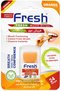 Fresh More Mouth Strips Orange Flavor, Dissolving Mouth Freshener Strips, Instant Fresh Breath, Sugar Free & Fat Free, Portable Breath Freshener
