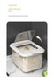 Essential Kitchen Item: White Rice Bucket (Capacity: 6 kg) - 8