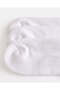 Senior Girls White Mid-Length Socks, 3 Pairs - 2