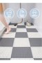 20 Pcs PVC Bath Mat Non Slip Shower Mat Bathroom Mats Bathroom Rugs Interlocking Soft Floor Mats PVC Floor Mat With Drain Holes For Home Kitchen Bathroom Shower Pool Balcony (10Pcs Gray+10Pcs White) - 3