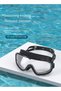 Large Frame Clear Swim Goggles With Swimming Cap, Earplugs, And Nose Clip - UV Anti Swimwear Eyewear - Unisex Men Women - 2