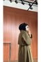 Bibed Cotton Trench Coat Khaki - 7