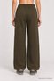 Wide Leg Ruffled Sweatpants Lrn0081 Khaki - 6
