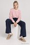 Wide Leg Ruffled Sweatpants Lrn0081 Dark Blue - 2