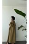 Bibed Cotton Trench Coat Khaki - 2