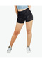 High Waisted Skinny Black Camo Shorts - Camo - 3