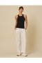 Women Ivory Wide Leg Trousers - 2