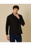 Men Black Utility Overshirt