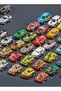 40 Pcs 6.8cm Pull Back Car Set with a Storage Bucket(Random storage box, vehicle model random) - 5
