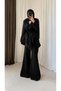 Lace Detailed Spanish Flare Blazer Suit - 1345 - Black - 2
