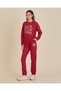 Senior Girls Red Graphic Joggers - 2