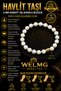 Havlit Bracelet 6 mm Natural Stone Bracelet with Hematite Spacer Stone