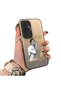 Samsung Galaxy S25 Compatible Silicone Edge Hard Back Case Cr7 Patterned Couple Phone Case