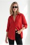Women's Red Textured Comfortable Fit Shirt Gml-19001432 - 5