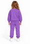 39710-26 Girl's Daisy Appliqué Make a Smile Sweatshirt and Sweatpants 2-Piece Set 3-6 Years - 4
