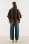 Cape Designed Pocket Shirt Brown - 8