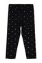 Civil Girls' Pointed Printed Leggings |   Lycra Single Jersey Shaped Printed Fabric |   School Nursery and Daily Use - Black